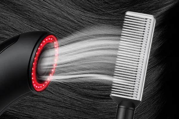 ドライヤーの熱にも負けない耐熱性クロムプロテクト仕上げ