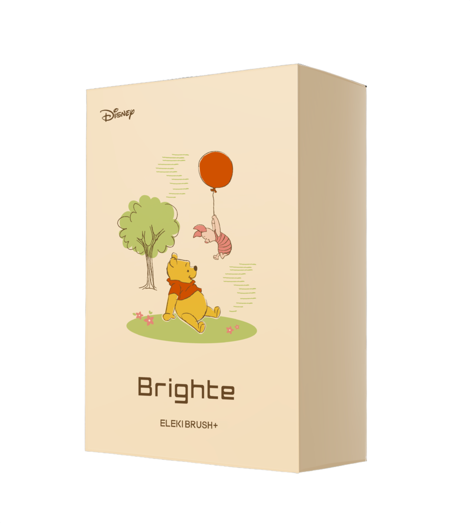 エレキブラシプラス(プーさん限定デザイン)の箱