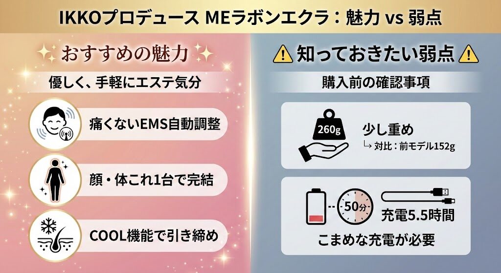 IKKOプロデュース「MEラボンエクラ」がおすすめなのはどっちの人?魅力と弱点