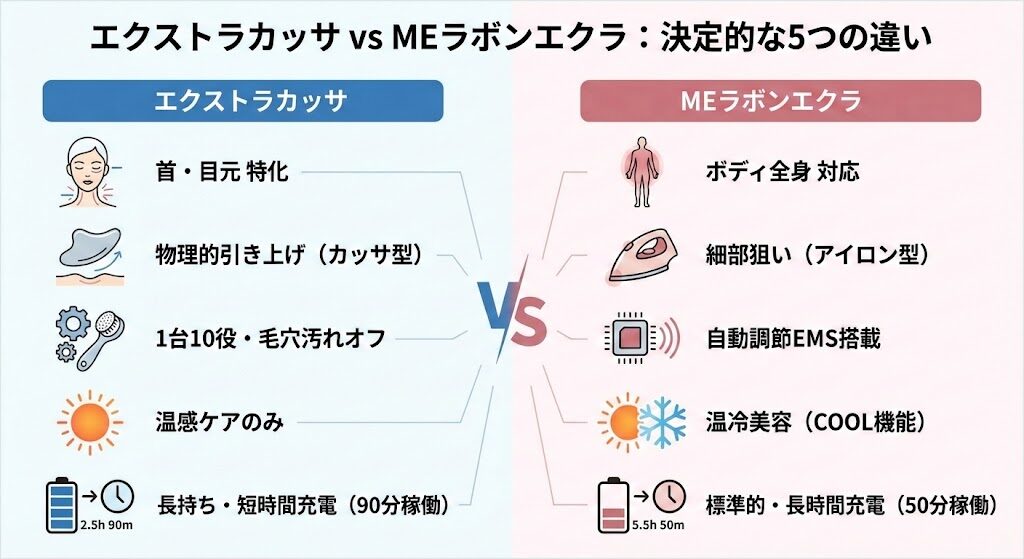 どっちを選ぶ?エクストラカッサとMEラボンエクラの「決定的な5つの違い」